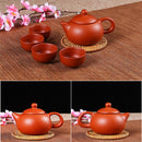 150ml Zisha Kung Fu Tea Set Yixing Teapot Handmade Tea Pot Cup SetCeramic Chinese Tea Ceremony 4 Cups Set 25ml