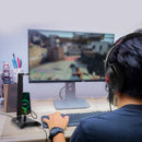 EKSA W1 Gaming Headset-Ständer mit 7.1 Surround/2 USB- und 3,5-mm-Anschlüssen RGB Kopfhörerhalter für Gamer Gaming PC Zubehör Schreibtisch