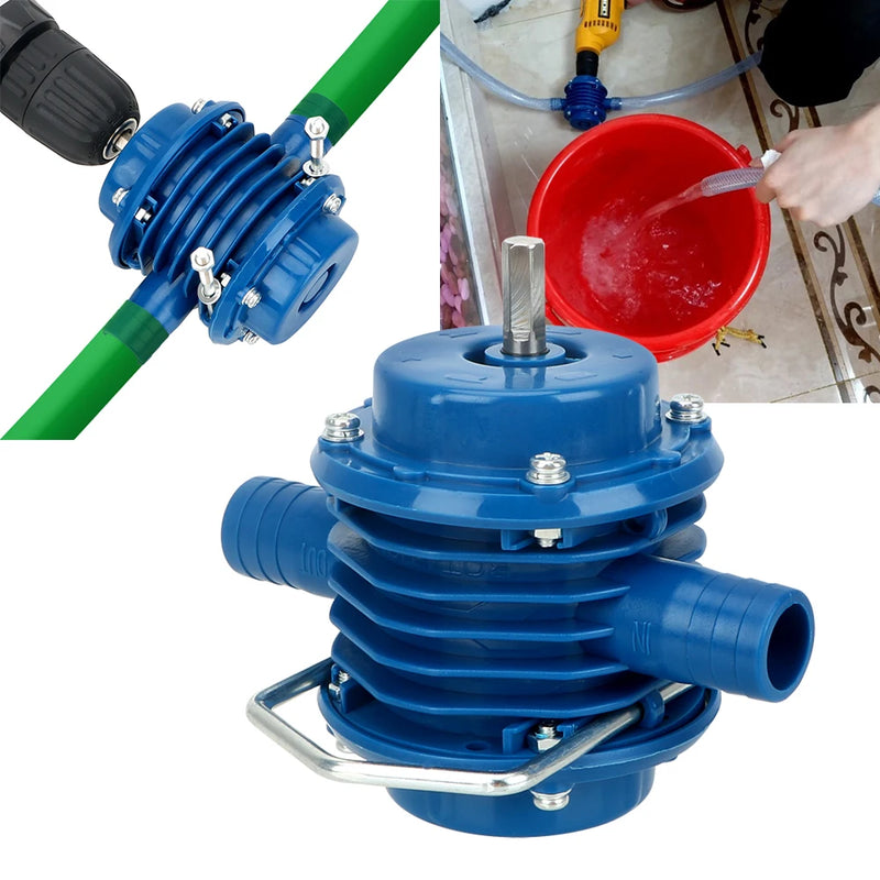 NICEYARD Mini Heavy Duty Self-Priming Hand Electric Drill Water Pump No Power Required Home Garden Centrifugal Pumps