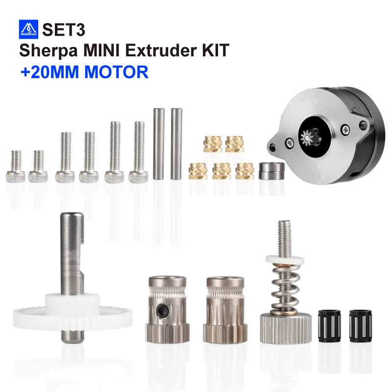 Mellow Lightweight Sherpa MINI Extruder with Motor Direct Drive For Voron 2.4 Creality3D CR-10 Ender3 / PRO BLv 3D Printer