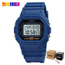 SKMEI Multifunctional Digital Sport Watch Men 2 Time Count Down Mens Wristwatches Fashion Retro Male Watches reloj hombre 1628