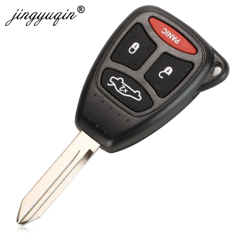 jingyuqin 315/433mhz KOBDT04A Remote Car key 3/4 Button for Dodge Chrysler Jeep Dakota Durango Charger 300 Aspen Grand Cherokee