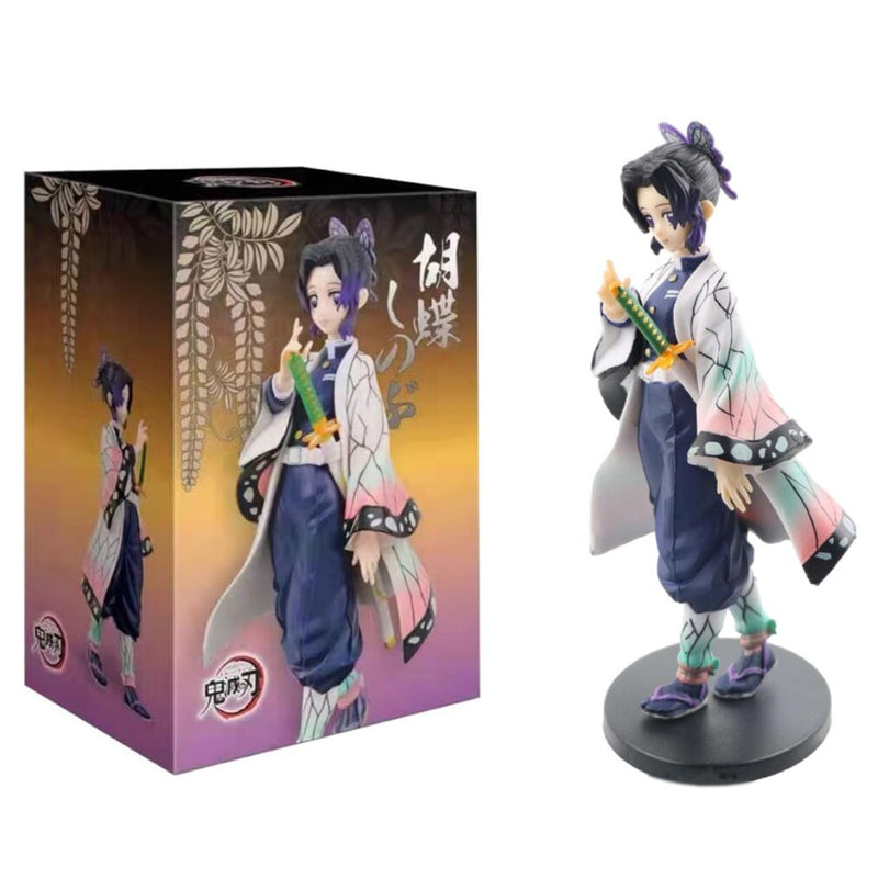 Anime Demon Slayer Figure Kamado Tanjirou Nezuko Action Figures PVC Model Toys Zenitsu Figurine Inosuke Kimetsu No Yaiba Figura