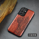 For Samsung Galaxy S21 Ultra Case Boogic Original Wood funda S21 S21+ Wood Cover Phone Case For Samsung S21 Ultra