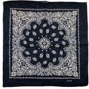 New Fashion Hip Hop 100% Cotton Bandana Square Scarf handkerchief Gradient Paisley print For Women Men Unisex headband 55*55cm
