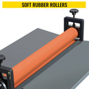 VEVOR 25.6"x1" Manual Cold Roll Laminator Machine Sheets Document Plasticizer Fits Poster Painting Photo Book Cover A3 A4 Paper