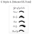 Eyelash decoration painting salon store decoration Eyelash extension technician instruction poster Wall Art Picture Decor