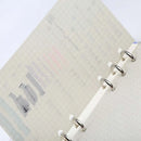 45 sheets/90pages ring notebook Insert Refills 6 Holes Loose Leaf papers Journals A5 A6 A7Spiral Diary Planner Inner Core papers
