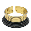 Fashion African Big Choker Necklace for Women  Punk Alloy Leather Maxi Jewelry Collar Statement Party Gold Necklace