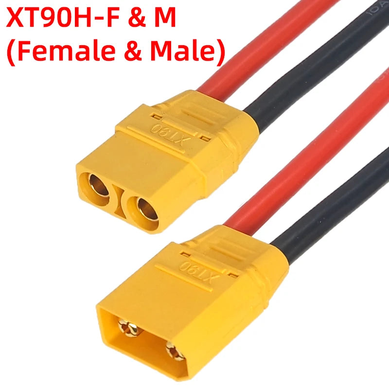 Amass MR30 Cable Connector Male Female MR30-FB/M 3Pin Plug with Sheath Cover 18AWG Silicon Wire for RC Lipo Battery FPV Drone