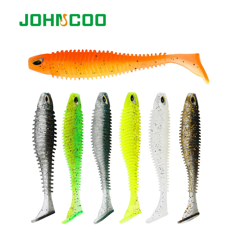 Fishing Lure Soft Wrom Silicone Soft lure Isca Artificial Wobbler 80mm 110mm Paddle Tail Minnow Swimbait Bass Fishing