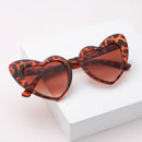 Heart-Shaped Sunglasses for Women Fashion Love Heart Sun Shades UV400 Protection Eyewear Ladies Trendy Street Sun Glasses