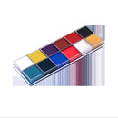 12 Farben Körpermalerei Spiel Clown Gesicht Körperkunst Malerei Ölmalerei Tattoo Halloween Party Make-up Kosmetik Bodypainting