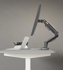 NB F80 Desktop Gas Spring 17-30" LCD LED Monitor Holder Mount Arm Full Motion Display Stand Loading 2-9 Kgs