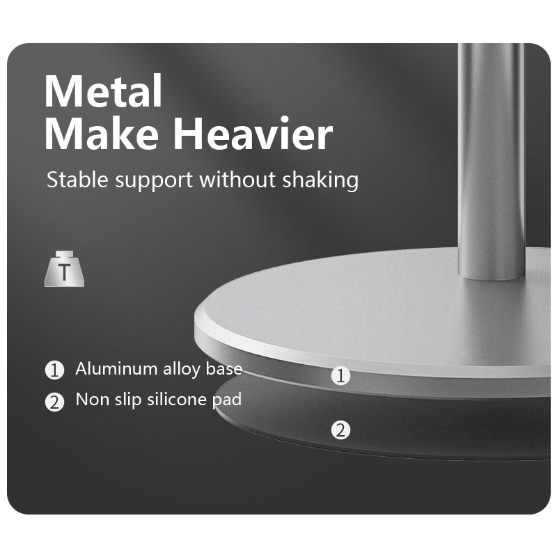 Magsafe Phone Charger Holder Aluminium Alloy Bracket For IPhone 12mini 12 Pro Max Rotation Magnetic Wireless Fast Charging Stand