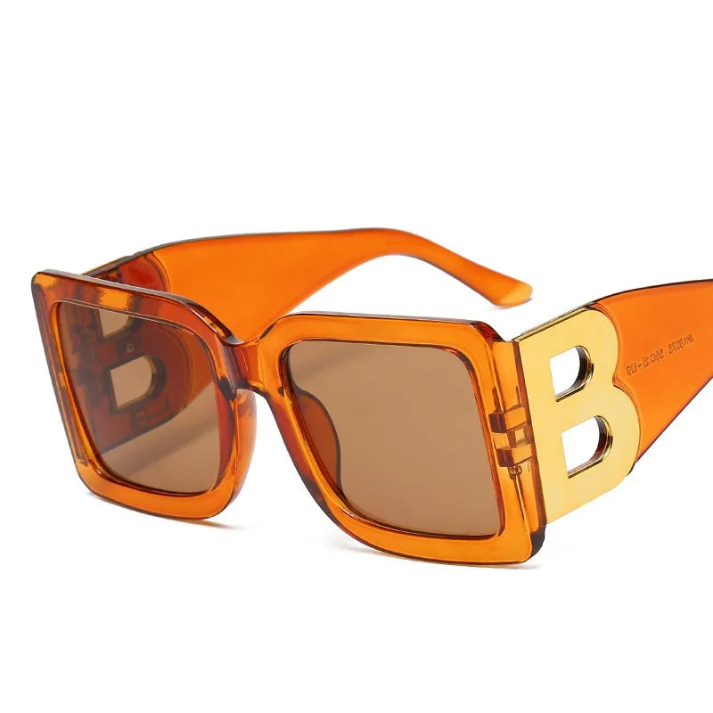 Oversized Square Sunglasses Women Fashion 2024 New Vintage Big Frame Shades Men Sun Glasses UV400 Eyewear Oculos Gafas De Sol