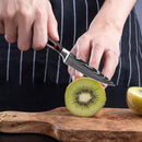 Knife Set Kitchen 3PCs Japanese Chef Knives Laser Damascus Pattern 440C Stainless Steel Cleaver Slicing Santoku Meat Fruit Knife