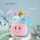 Cartoon Rainbow Unicorn Kids School Bags for Girls Soft Plush Kids Bag Kindergarten Toddler Children School Backpack for boys