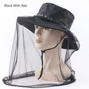 UPF 50+ Sun Hat Bucket Autumn Men Women Fishing Boonie Hat Sun UV Protection Long Large Wide Brim Mesh Hiking Outdoor Beach Cap