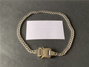 2020 ALYX 4 Buckle Halsketten Herren Damen 1017 ALYX 9SM Halskette Edelstahl Abnehmbar Dual-Use Made In Austria 1:1 Version