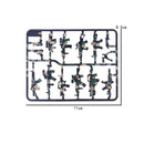 Military Weapon Box SWAT Gun Sandbag Armor Cannon Guns Toy Suit Figures Building Blocks Toys for Children WW2 Weapons Kids Gifts