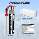 HRB Lipo Battery 3S 4S 6S 3300mAh 7.4V 11.1V 14.8V 18.5V 22.2V  60C 120C with EC5 XT60 connector For FPV Quadcopter Helicopter