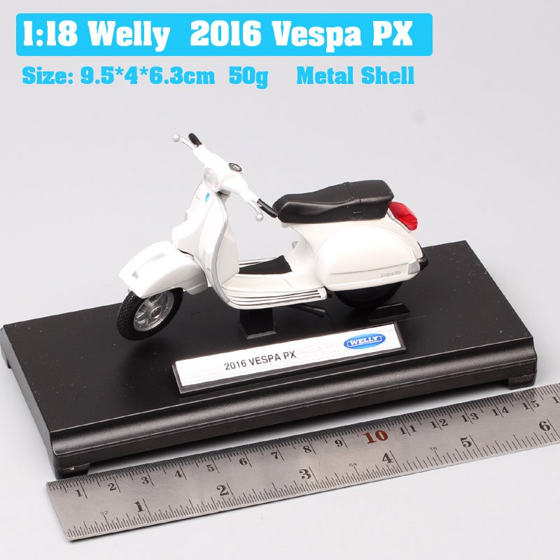 1:18 scale Piaggio Vespa Scooter 98 PK 125 GTR P150X 300 MP5 Primavera GTS motorcycle moto bike diecast vehicles toys model kids