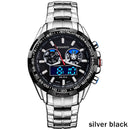 BOAMIGO New Luxury Brand Sports Men Watches Military Fashion Stainless Steel Digital Quartz Watch relogio masculino
