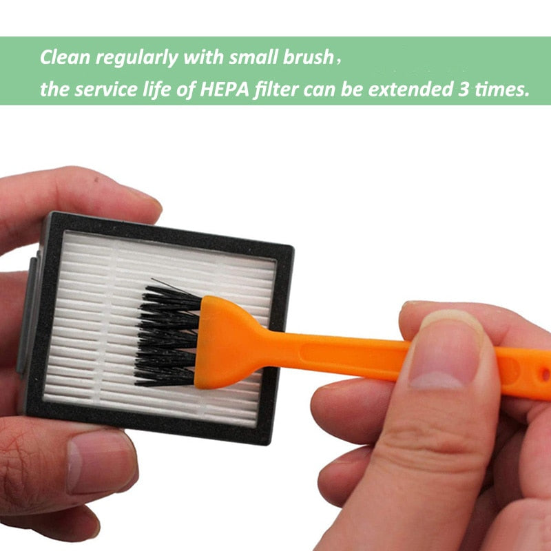 Hepa Filter Side Brush for iRobot Roomba i7 i7 i6 i8 i3 Plus E5 E7 E&I Series Main Brush Vacuum Cleaner Replacement Accessories