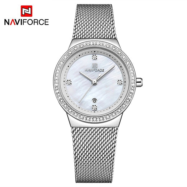 New NAVIFORCE Women Luxury Brand Watch Simple Quartz Lady Waterproof Wristwatch Female Fashion Casual Watches Clock Reloj Mujer