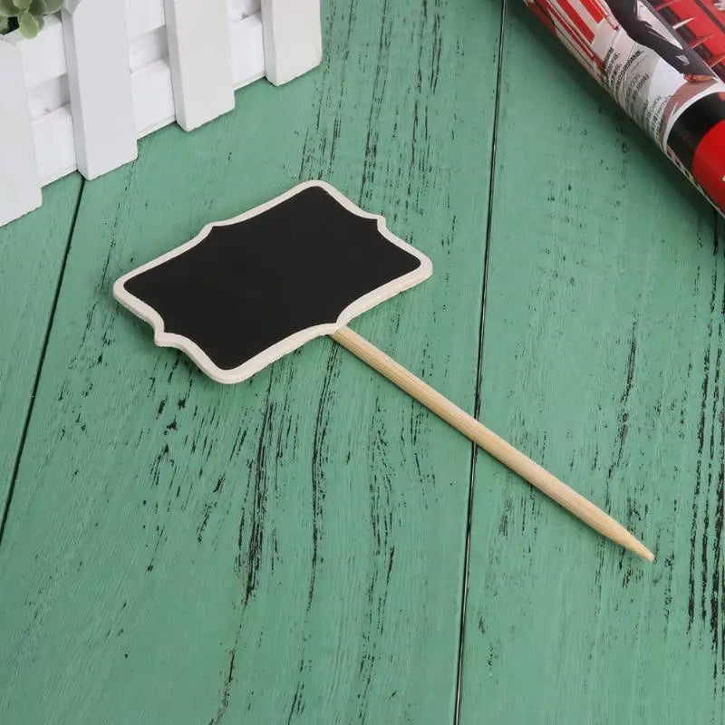 20/100pcs Mini Chalkboard Blackboard with Stand Wedding Place Card New Pizarra Note Board Slates for Restaurant Party Home Gift