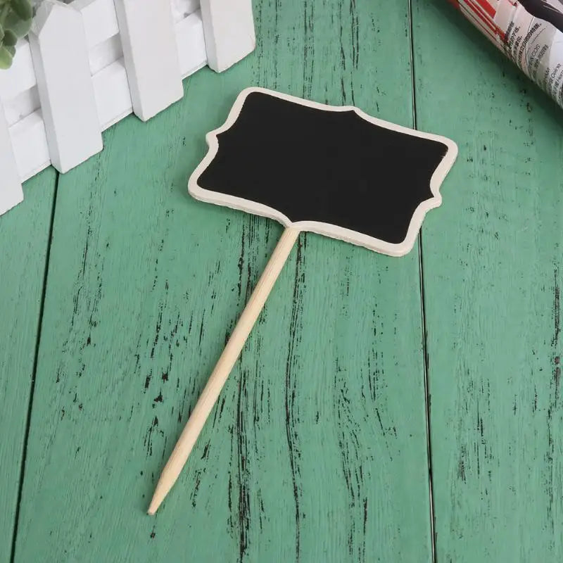 20/100pcs Mini Chalkboard Blackboard with Stand Wedding Place Card New Pizarra Note Board Slates for Restaurant Party Home Gift