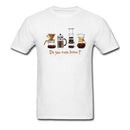 Do You Even Brew? T-shirt Men Black T Shirt Cotton Tshirt Funny Tops Coffee Lover Tees Hand Make Life Clothes Black Wholesale