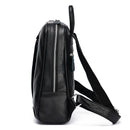 Women 100% Full Grain Genuine Cow Leather White Gray Beige Blue Yellow Black Backpacks Ladies Schoolbag Teenagers Cowhide Bag