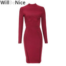 The Allure | Long-Sleeve Bandage Bodycon Dress
