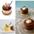 WALFOS 3D Handgemachte Runde Silikon-Kuchenform 3 Cupcake Gelee Pudding Keks Mini-Muffin Seifenform DIY Backwerkzeuge