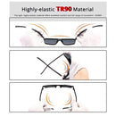 KDEAM High Performance quadratische polarisierte Sonnenbrille für Männer Frauen Kunststoff Titan TR90 Fahrsonnenbrille Kat.3 CE KD693