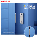 NAIERDI 2pcs/Set Magnetic Cabinet Catches Magnet Door Stops Hidden Door Closer With Screw For Closet Cupboard Furniture Hardware