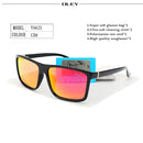 OLEY Polarisierte Herren Sonnenbrillen Marken-Designer Retro Quadratische Sonnenbrille Accessoires Unisex Fahrbrille Oculos de Sol Y6625