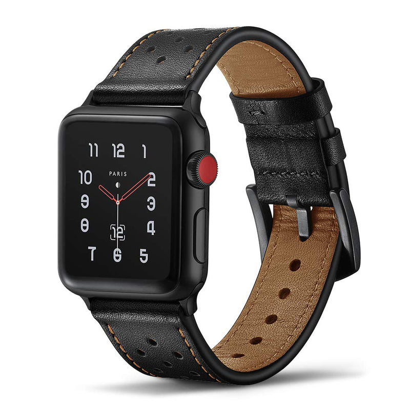 Leather strap For Apple Watch band 44mm 40mm iWatch band 42mm 38mm First layer cow leather bracelet apple watch serie 3 4 5 se 6