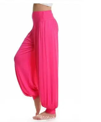1pcs/lot Women Lady Harem pants modal solid Long Pants Belly Dance pants Boho Wide Trousers