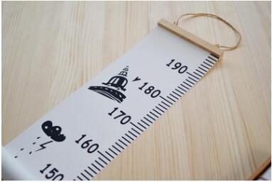 Wooden Wall Hanging Wall Sticker For Kids Room Decoration Height Measure Ruler Wallpaper Baby Growth Chart Decor On The Wall