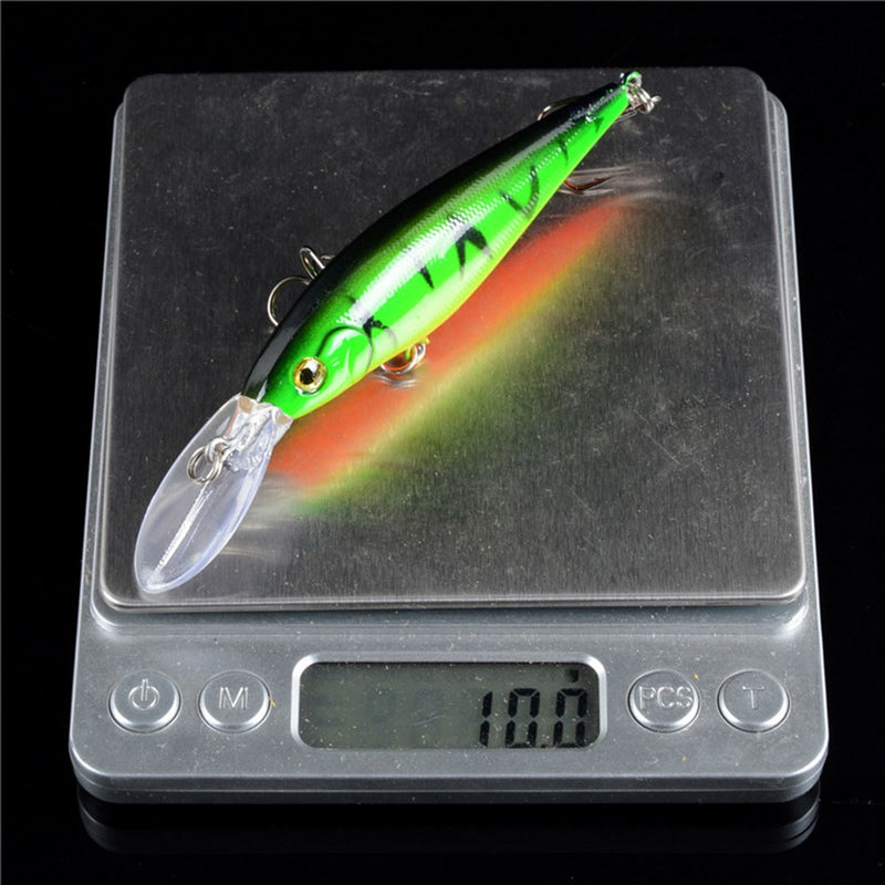 Hercules 10PCS Minnow Fishing Lure 11cm 10.5g Aritificial Wobblers Hard Plastic Baits Diving 2.5-4m Pesca Fish Wobbler Tackle