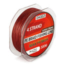 DAGEZI Super Strong 4 strand 300M/330YDS 100% PE Braided Fishing Line 10-80LB Multifilament Fishing Line Carp Fishing Saltwater