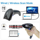 NETUM W8-X Bluetooth Wireless 2D QR Barcode Scanner & W6 2.4G Wireless CCD Bar code Reader for Mobile Payment Computer Screen