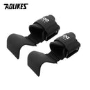 AOLIKES 1 Paar professionelle Fitness Stahl Gewichtheben Haken Handgelenkstütze Haken rutschfestes Fitnessstudio Armkrafttraining Schnalle