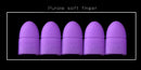 New 10pcs UV Gel Polish Remover Wrap Silicone Plastic Soak Off Cap Clip Manicure Cleaning Varnish Nail Art Tool Reuseable Finger