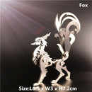 3D Metal Model Chinese Zodiac Dinosaurs western fire dragon  DIY Assembly models Toys Collection Desktop For Adult Children