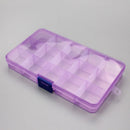 1pcs Plastic 6/815 Storage boxes Slots Adjustable packaging transparent Tool Case Craft Organizer box jewelry accessories