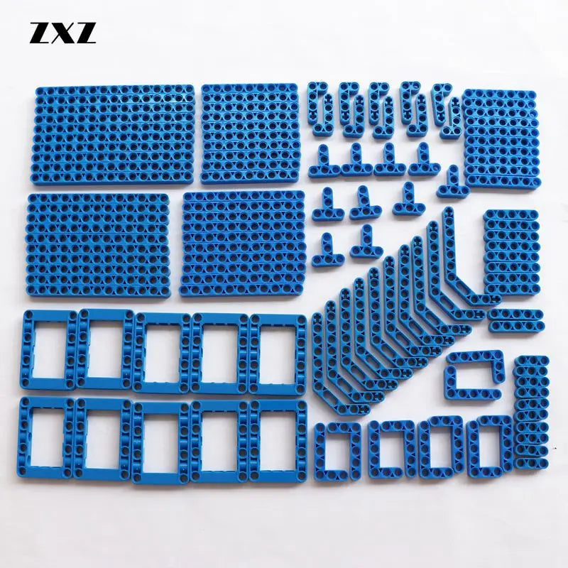 Hot Sales Technical Parts Liftarm Beam 12 Sizes Mixed MOC Bricks Building Blocks DIY Toys for Kid Boys Bulk Set 120pcs